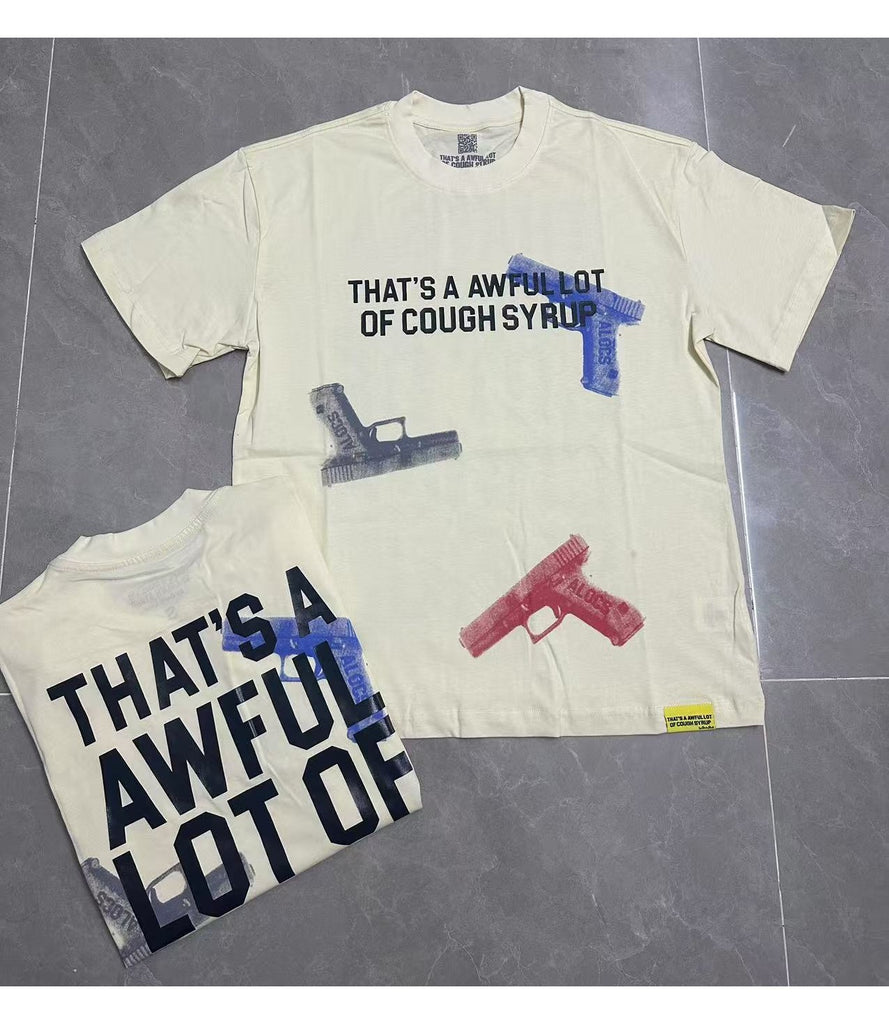 Cough Syrup T Shirts Direct Injection Hot Diamond Short Sleeves