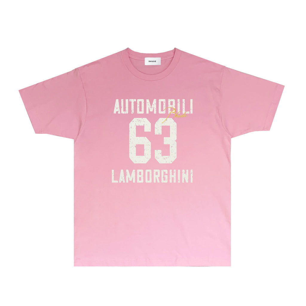 Rhude T Shirts Printed Trendy Pure Cotton