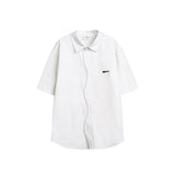 Unisex Shirt Loose Casual Short Sleeve Shirt