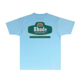 Rhude T Shirts Printed Trendy Pure Cotton