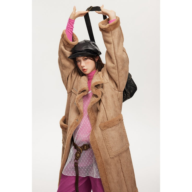 Unisex Coat Lamb Wool Coat Winter