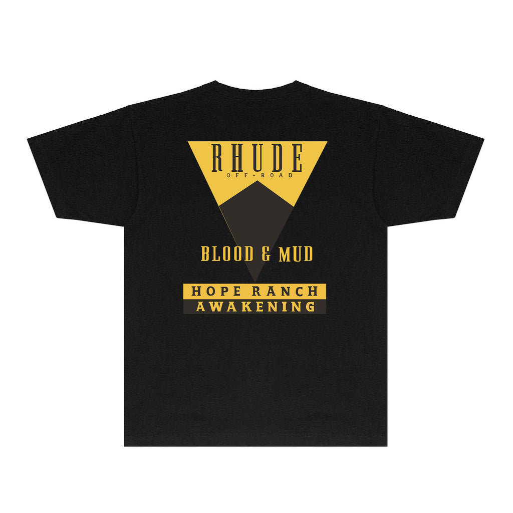 Rhude T Shirts Printed Trendy Pure Cotton