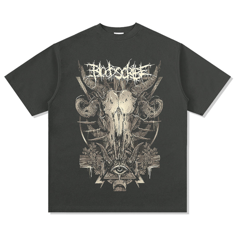 Skull Sheep Head T-Shirt