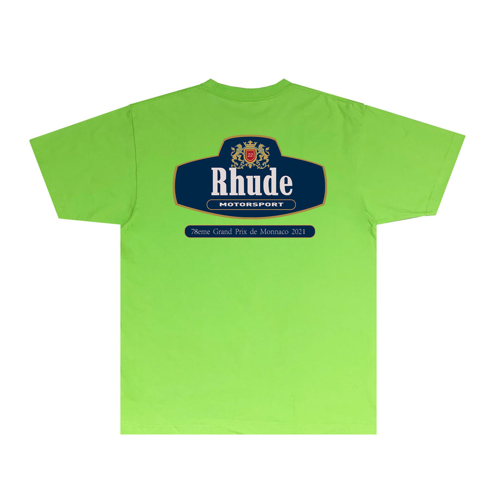 Rhude T Shirts Printed Trendy Pure Cotton