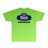 Rhude T Shirts Printed Trendy Pure Cotton