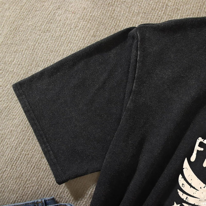 Vintage Rock Band Tshirts Women Retro Free Bird Western Grap