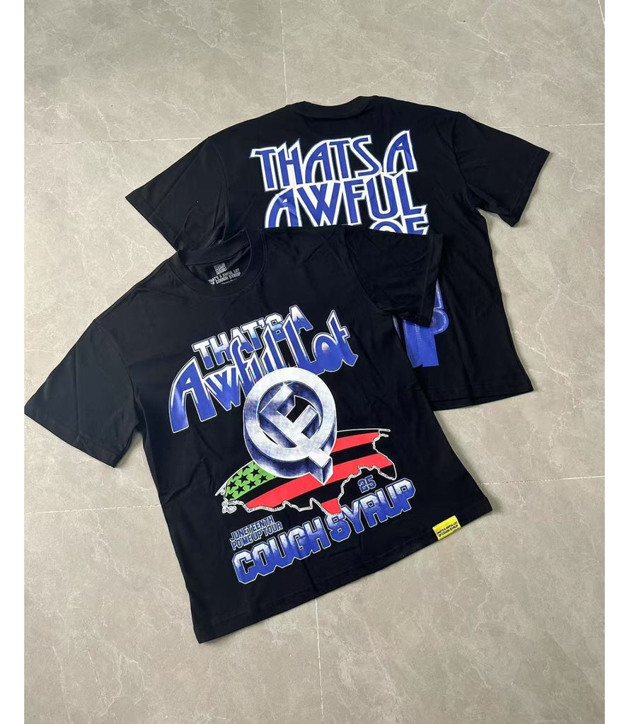 Cough Syrup T Shirts Direct Injection Hot Diamond Short Sleeves