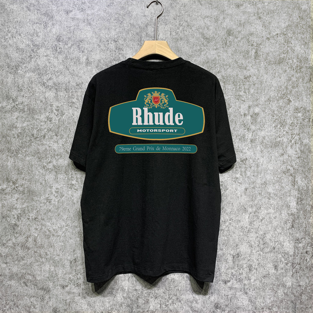 Rhude T Shirts Printed Trendy Pure Cotton