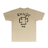 Rhude T Shirts Printed Trendy Pure Cotton