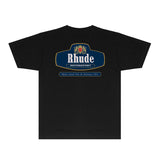 Rhude T Shirts Printed Trendy Pure Cotton
