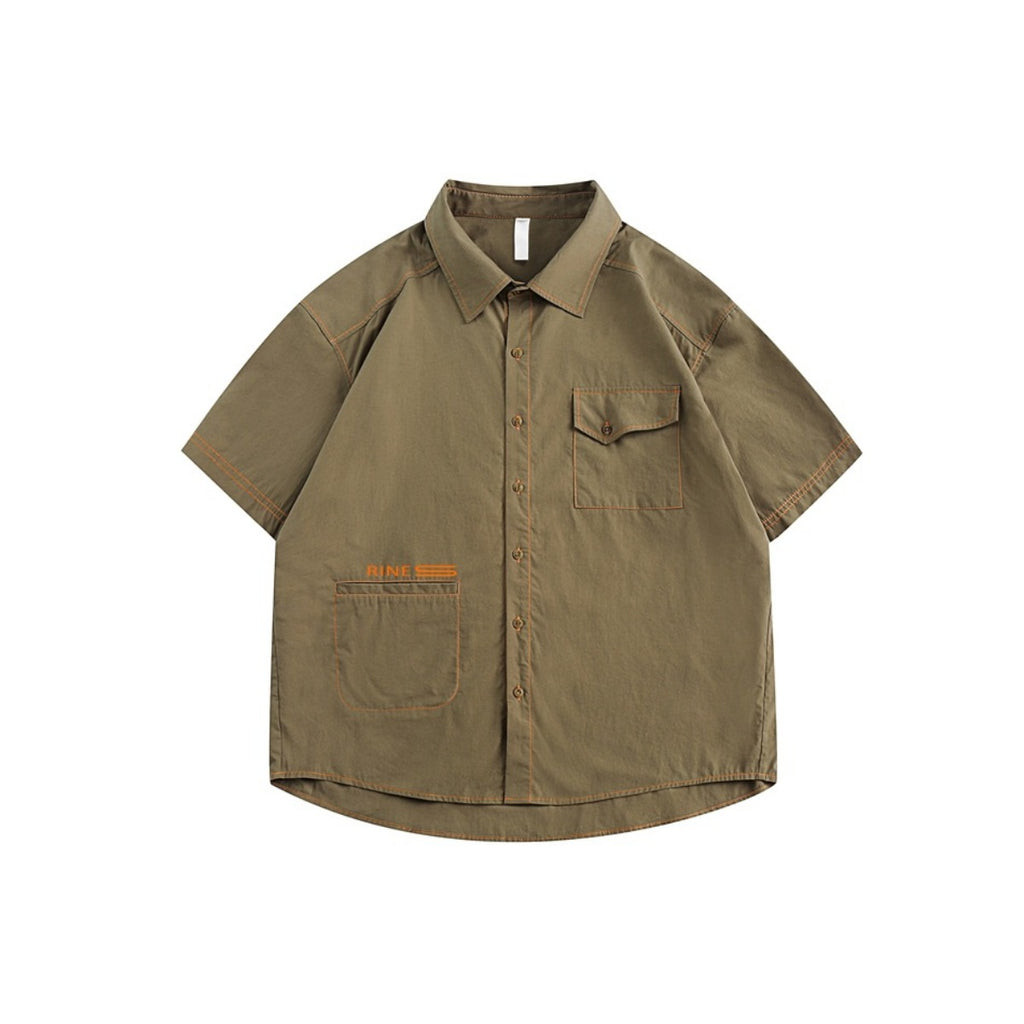 Unisex Shirt Summer Vintage Coat Loose