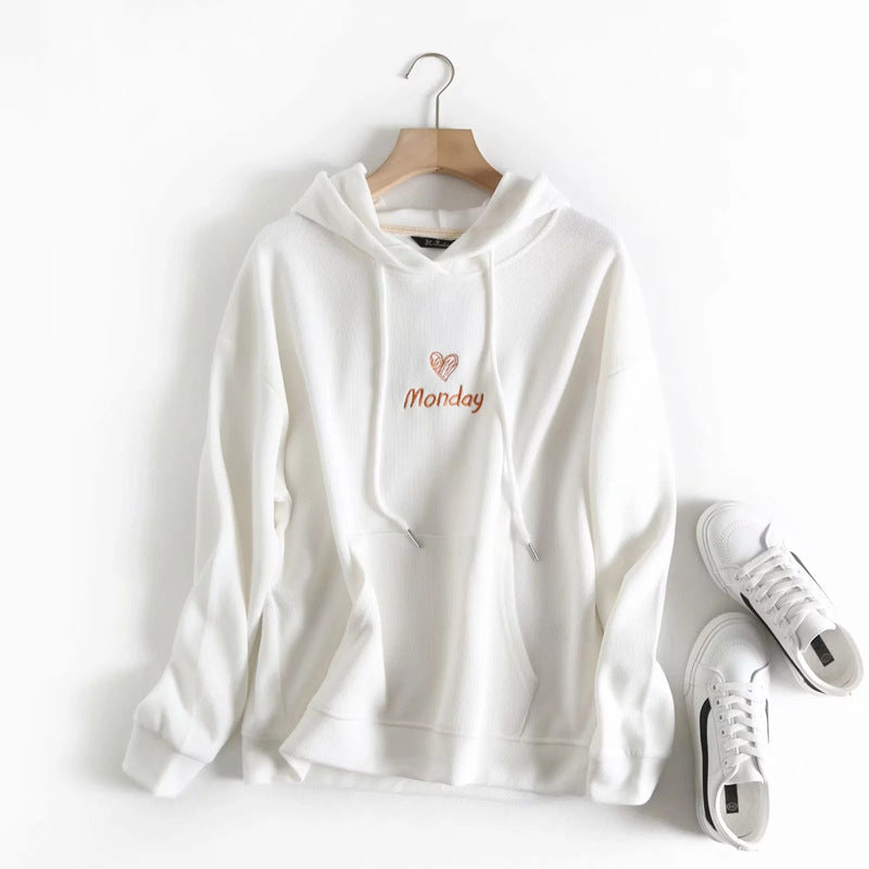 Women Hoodie Idle Style Loose