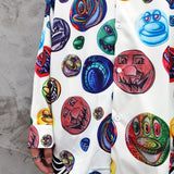 Long Sleeve Shirt Halloween Loose Long Sleeve Shirt Couple