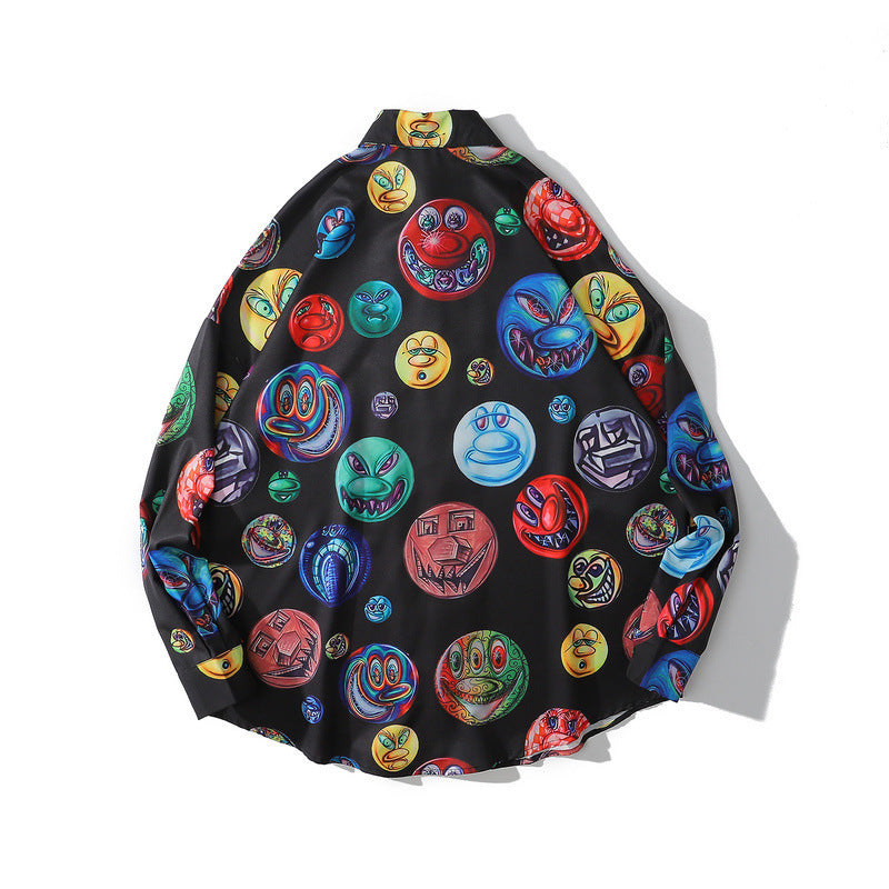 Long Sleeve Shirt Halloween Loose Long Sleeve Shirt Couple