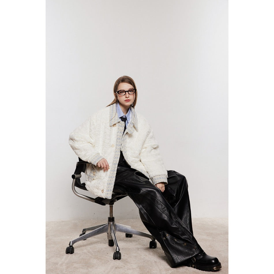 Unisex Coat Winter Plush Warm Coat