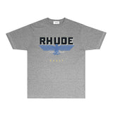 Rhude T Shirts Printed Trendy Pure Cotton