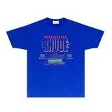 Rhude T Shirts Printed Trendy Pure Cotton