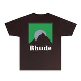 Rhude T Shirts Printed Trendy Pure Cotton