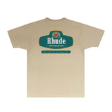 Rhude T Shirts Printed Trendy Pure Cotton