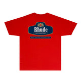 Rhude T Shirts Printed Trendy Pure Cotton