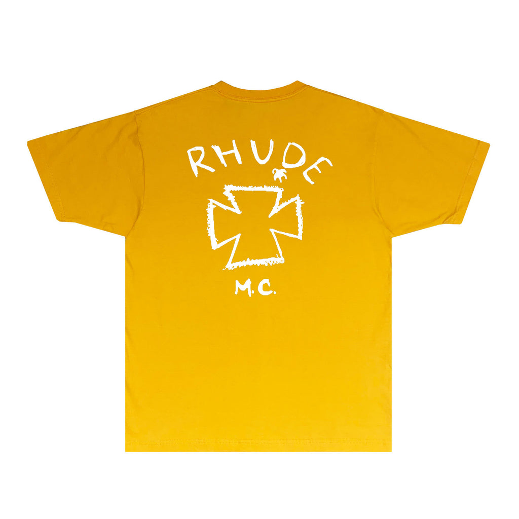 Rhude T Shirts Printed Trendy Pure Cotton