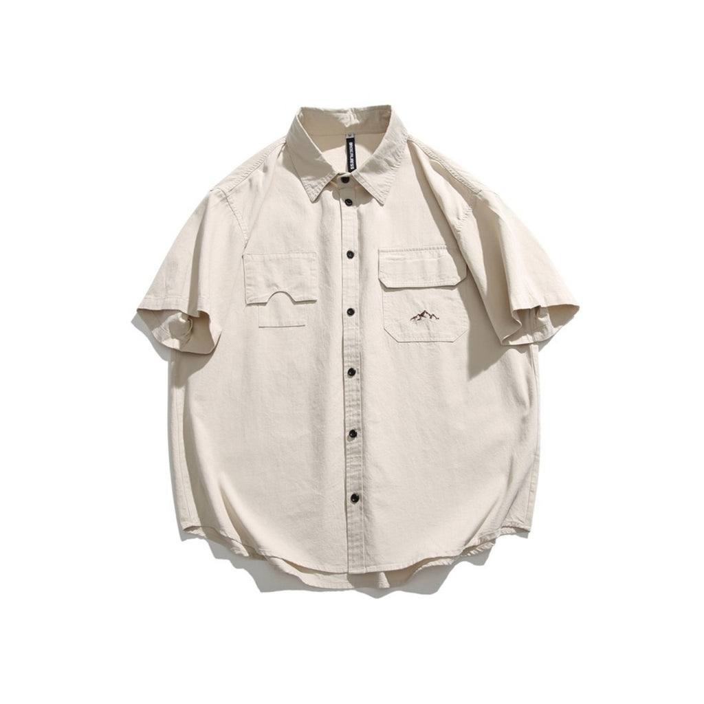 Unisex Shirt Retro Loose Fashion