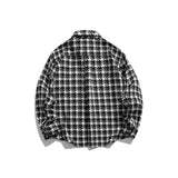 Unisex Shirt Retro Plaid Shirt
