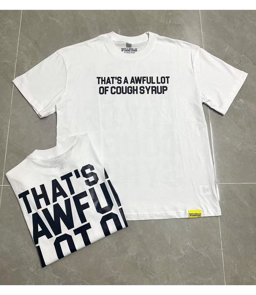 Cough Syrup T Shirts Direct Injection Hot Diamond Short Sleeves