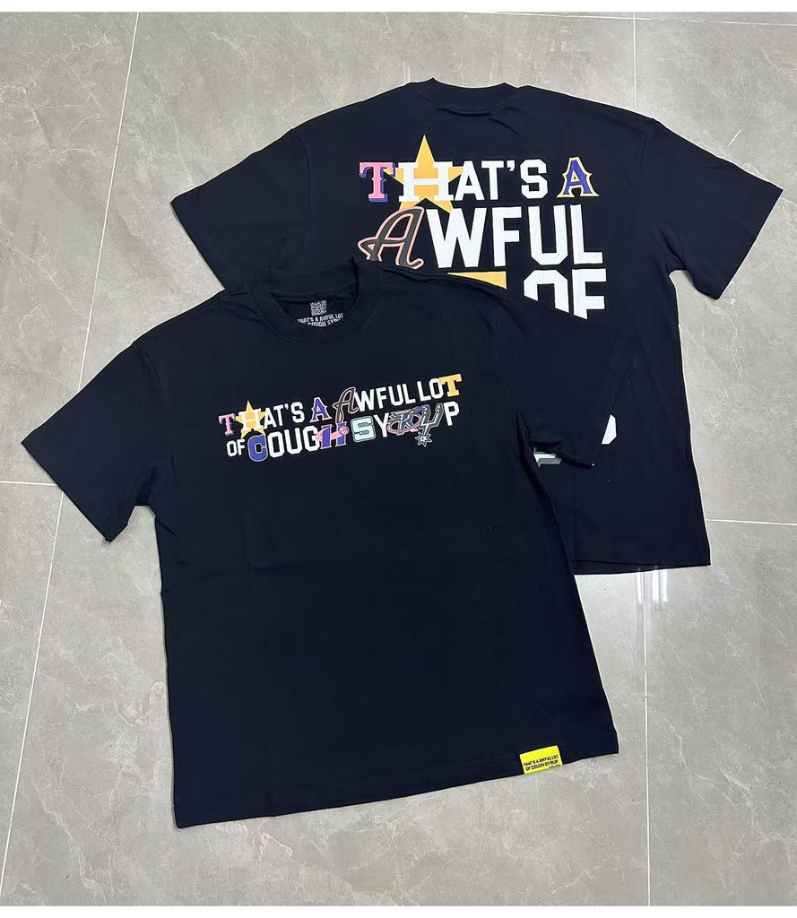 Cough Syrup T Shirts Direct Injection Hot Diamond Short Sleeves