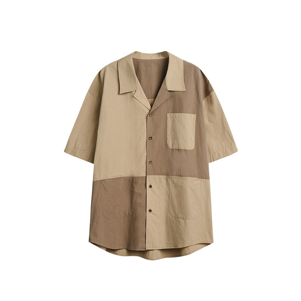 Unisex Shirt Loose Stitching Summer