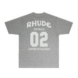 Rhude T Shirts Printed Trendy Pure Cotton