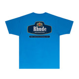 Rhude T Shirts Printed Trendy Pure Cotton