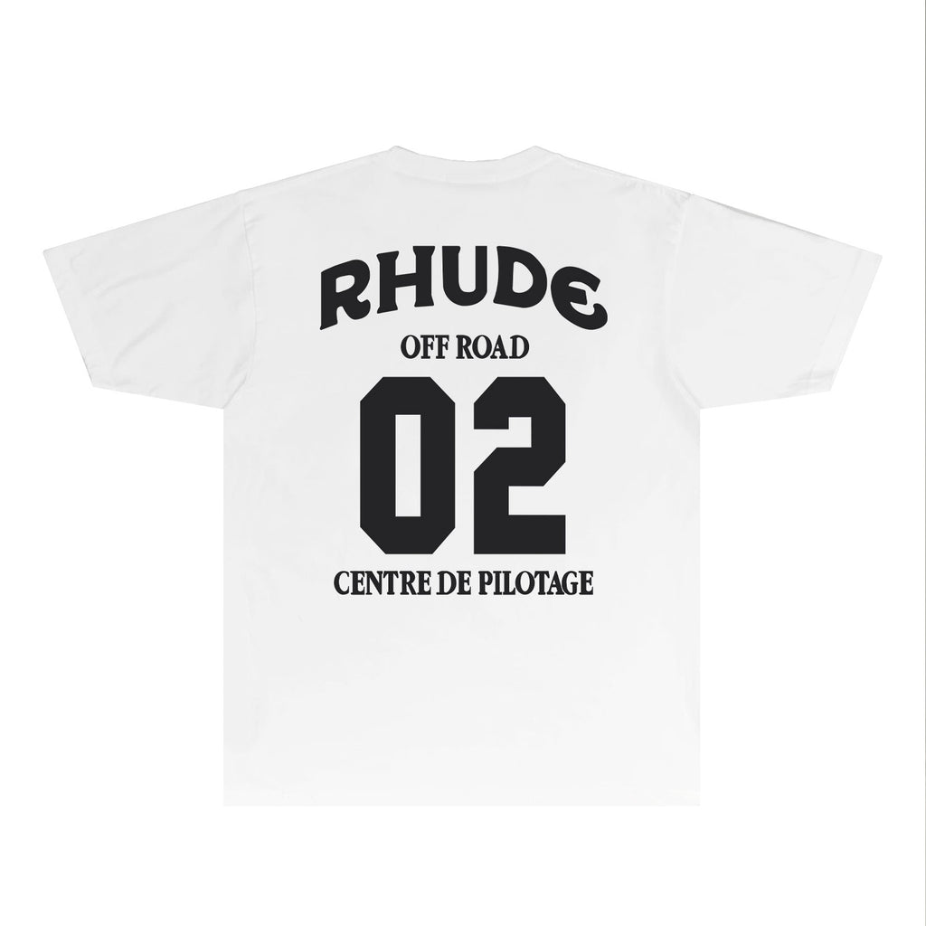 Rhude T Shirts Printed Trendy Pure Cotton