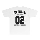 Rhude T Shirts Printed Trendy Pure Cotton
