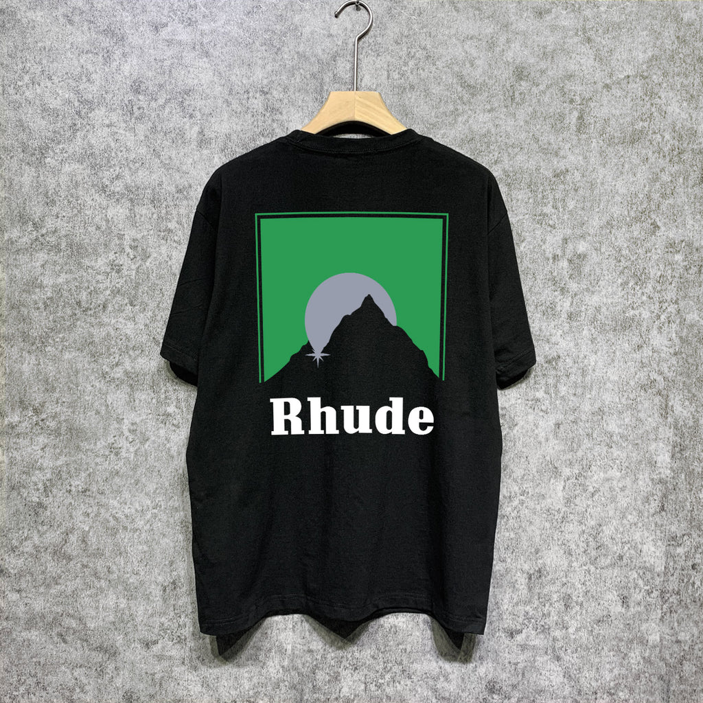 Rhude T Shirts Printed Trendy Pure Cotton