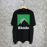 Rhude T Shirts Printed Trendy Pure Cotton