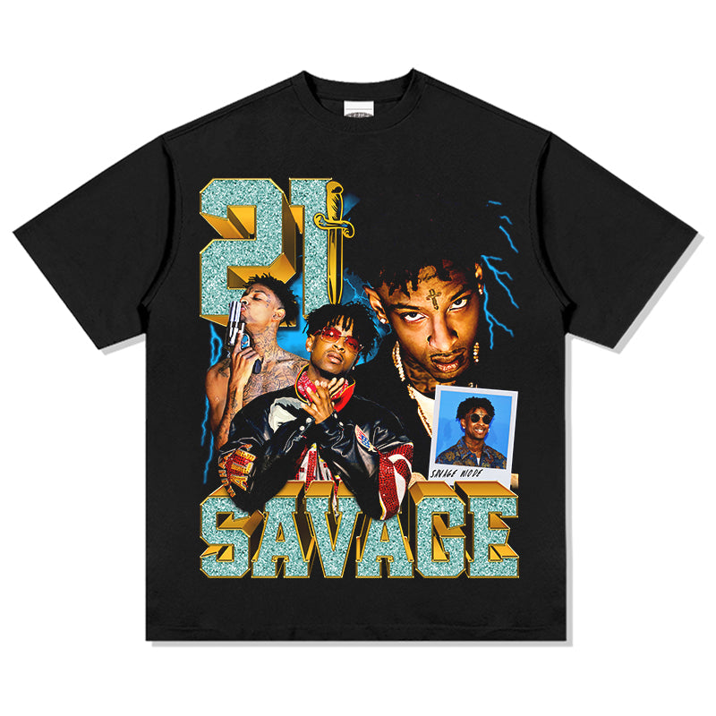 21 SAVAGE SHEYA BEN Abraham-Joseph T-Shirt