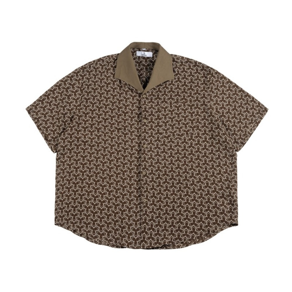 Unisex Shirt Retro Loose Summer