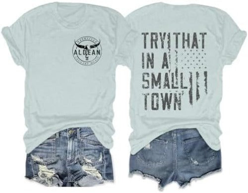 Pairxily Womens Oversized Graphic Country Concert Tees