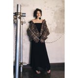 Unisex Coat Plaid Cotton-Padded Clothes for Couples