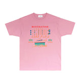 Rhude T Shirts Printed Trendy Pure Cotton