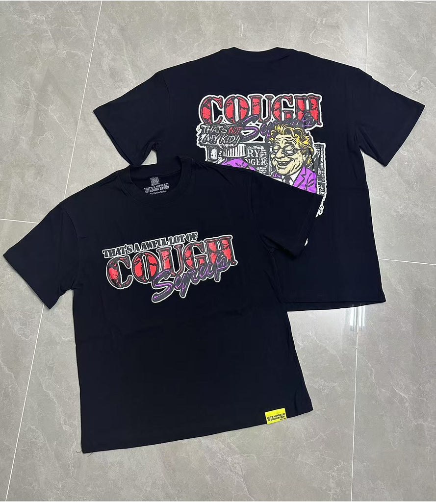 Cough Syrup T Shirts Direct Injection Hot Diamond Short Sleeves