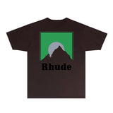 Rhude T Shirts Printed Trendy Pure Cotton