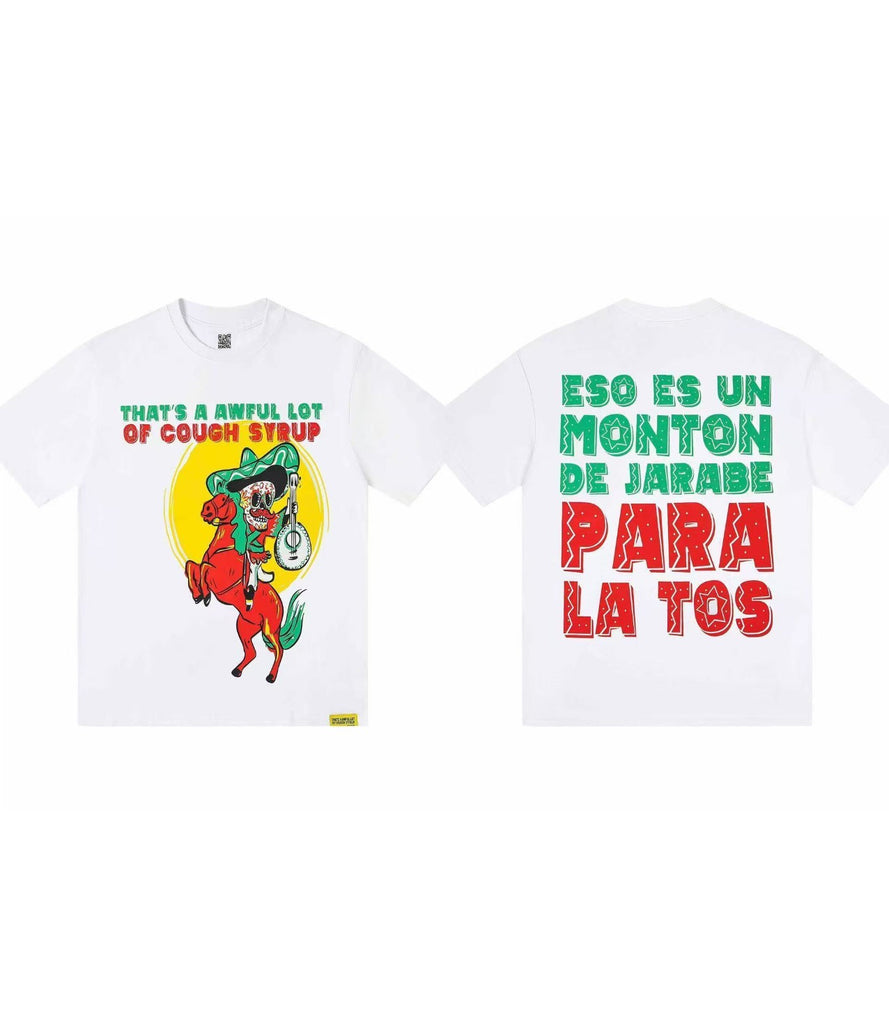 Cough Syrup T Shirts Direct Injection Hot Diamond Short Sleeves