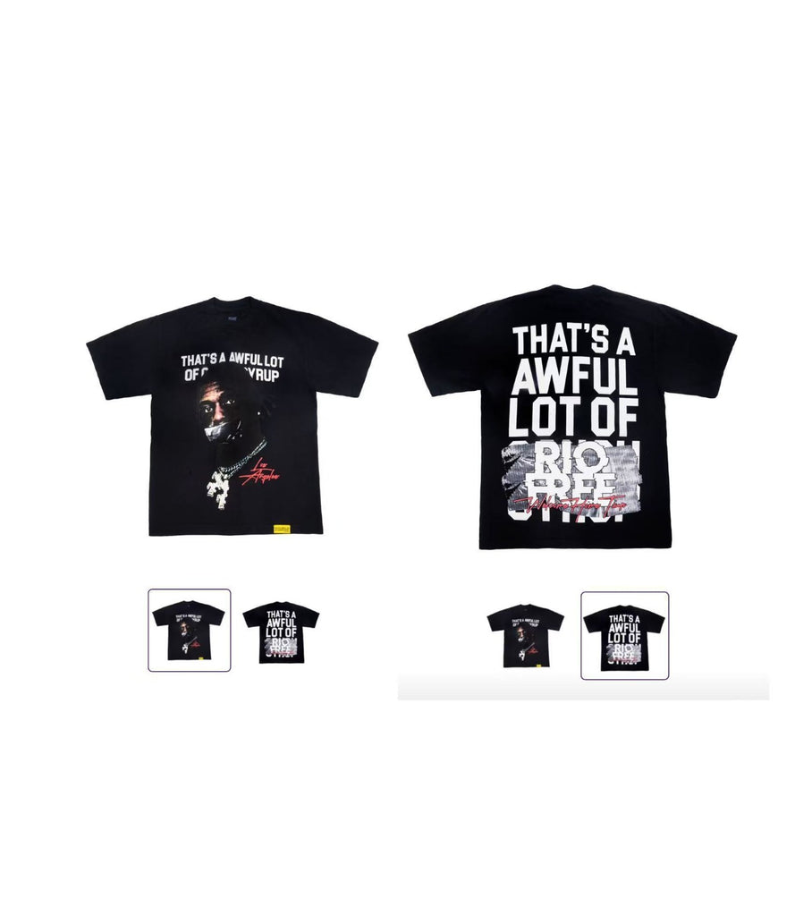 Cough Syrup T Shirts Direct Injection Hot Diamond Short Sleeves