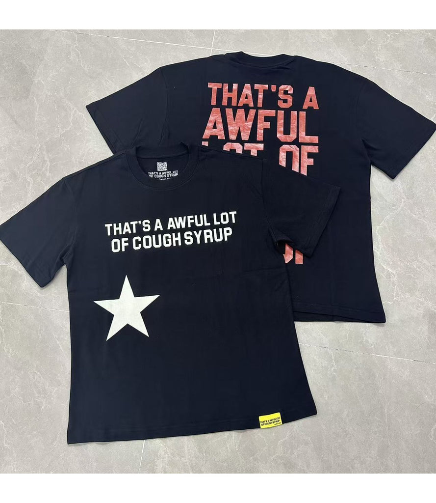 Cough Syrup T Shirts Direct Injection Hot Diamond Short Sleeves