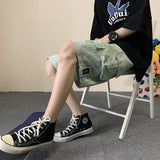 Men Beach Shorts Multi-Pocket Casual Beach Shorts