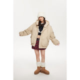 Unisex Coat Youth University Style Winter Thick Cotton Clothing