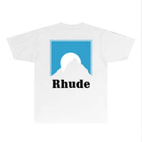 Rhude T Shirts Printed Trendy Pure Cotton