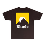 Rhude T Shirts Printed Trendy Pure Cotton